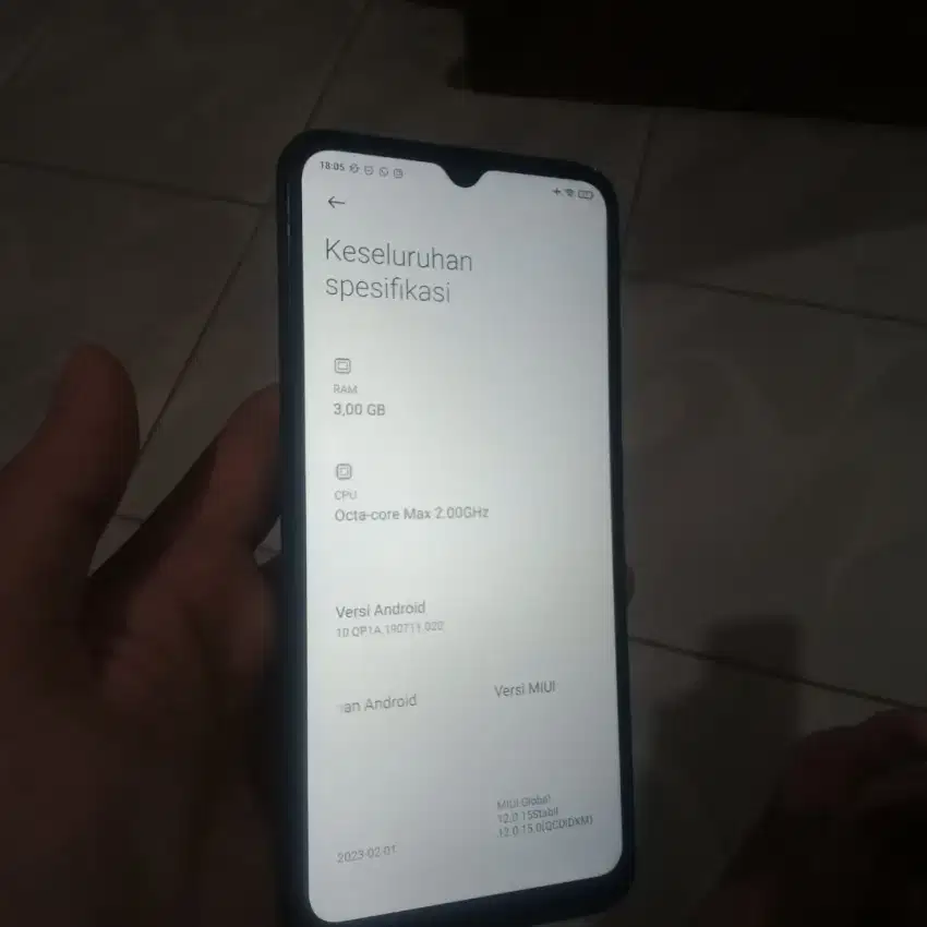 Redmi 9a ram 3gb, internal 32gb, masih mulus