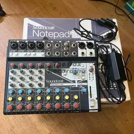 Soundcraft notepad 12fx | audio interface 4 channel