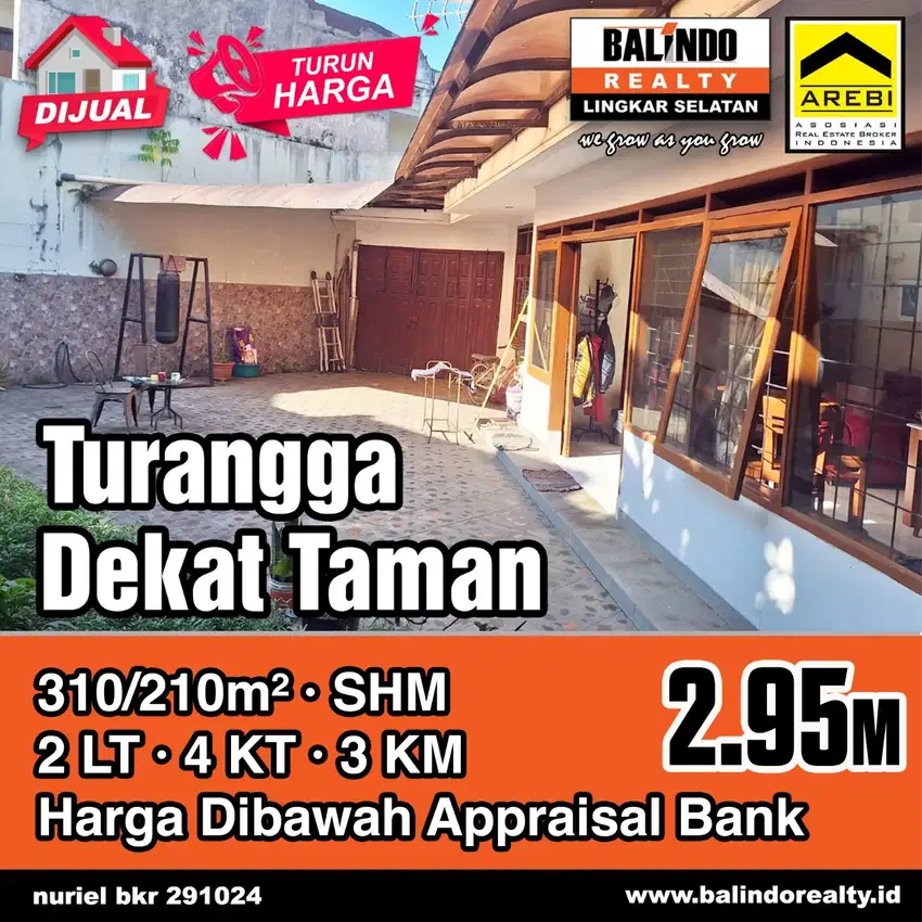 Turangga Buahbatu Bandung Kota, Dekat Taman, Harga Di Bawah Appraisal