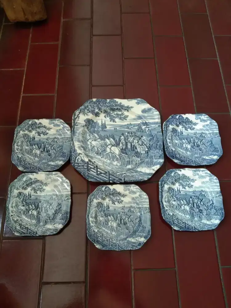 Piring pajangan StageCoach England