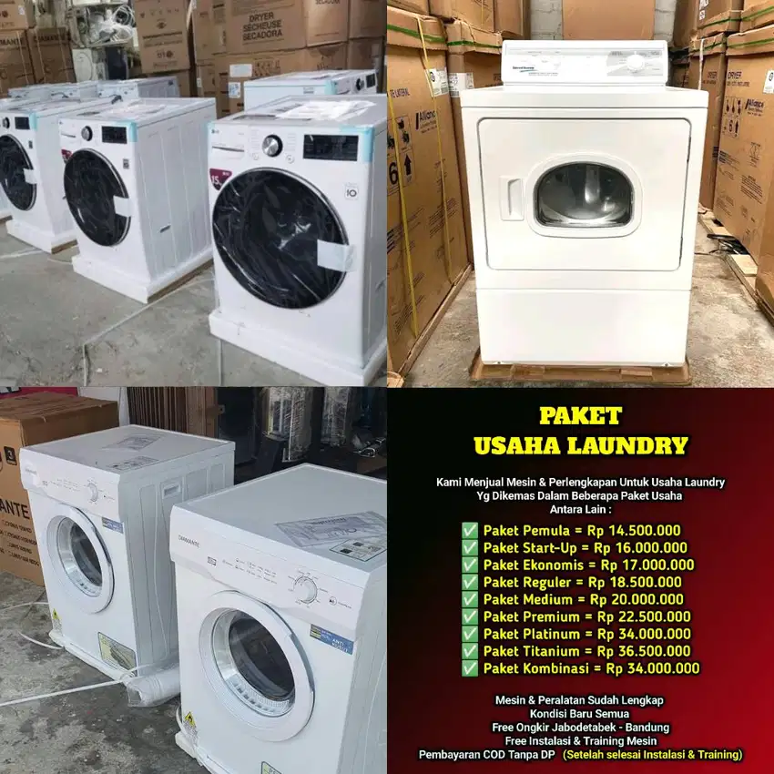 Paket Lengkap Peralatan Usaha Laundry