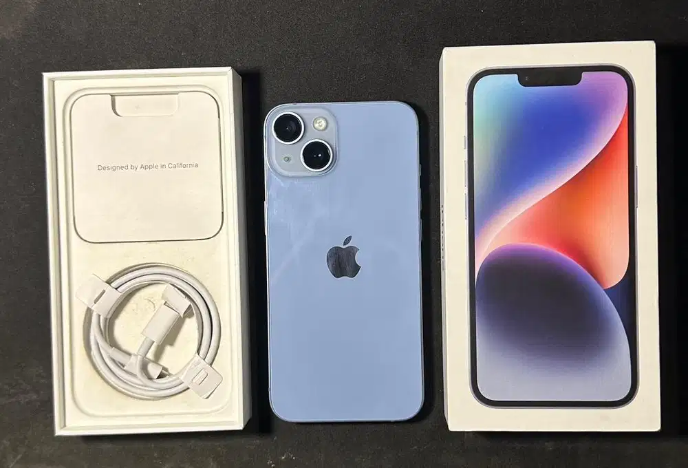 Iphone 14 128GB ex ibox bh 85% fullset!