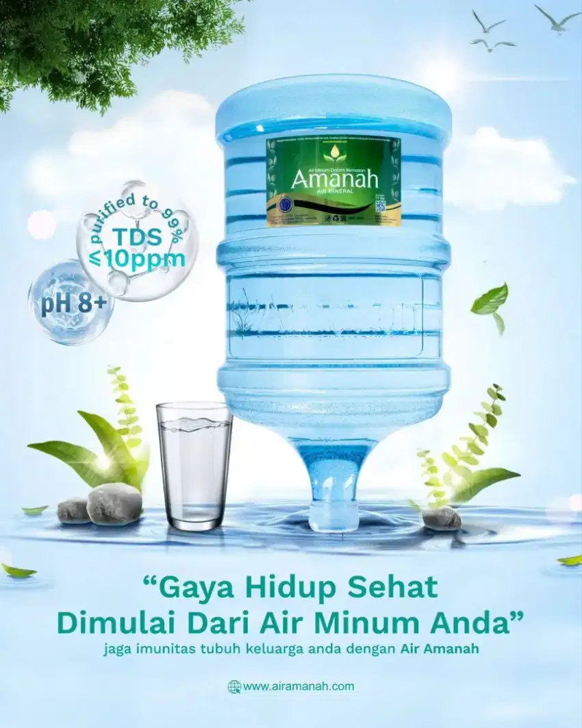 Air Mineral Amanah pH 8+