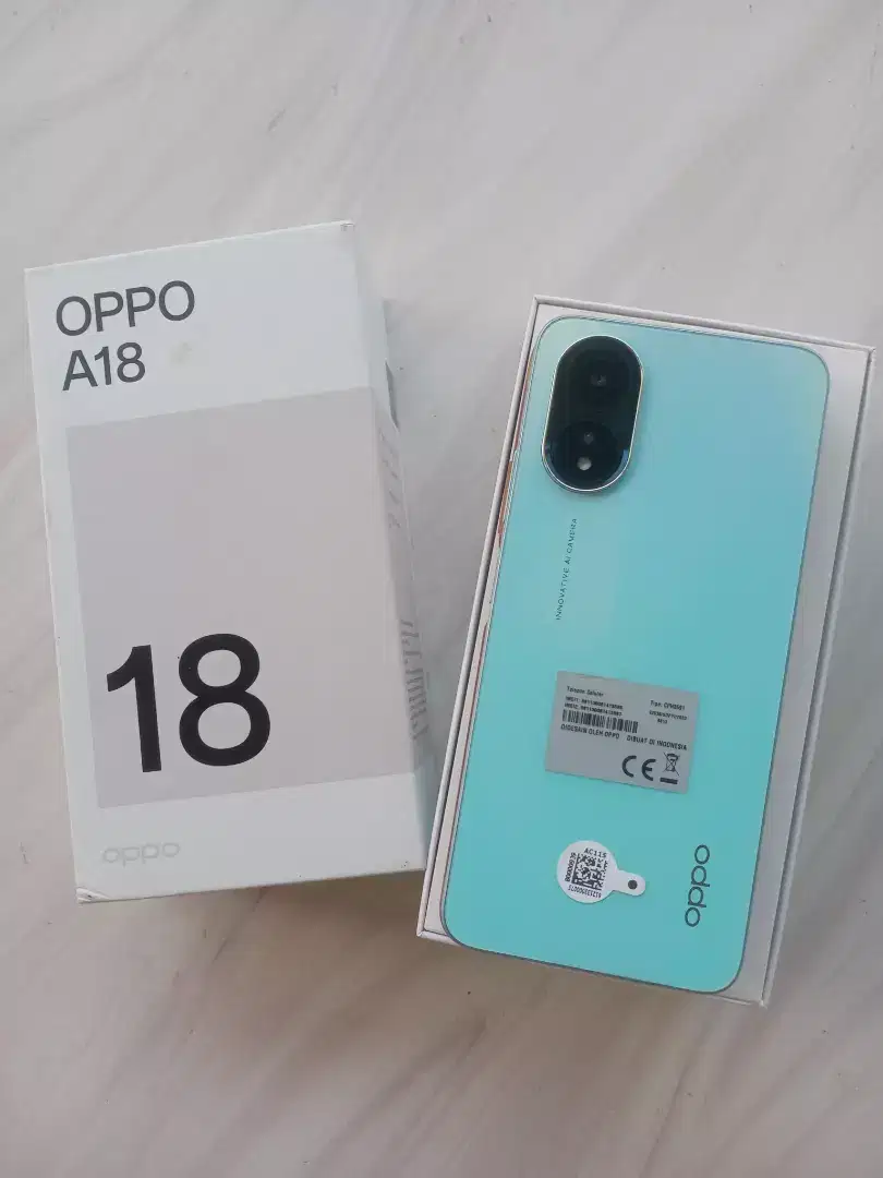 Hp Oppo a18 RAM 4+4/128 fullset.