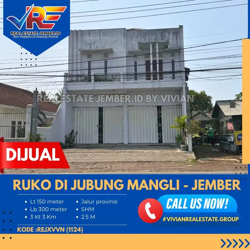 RUKO DI JALUR PROVINSI JEMBER