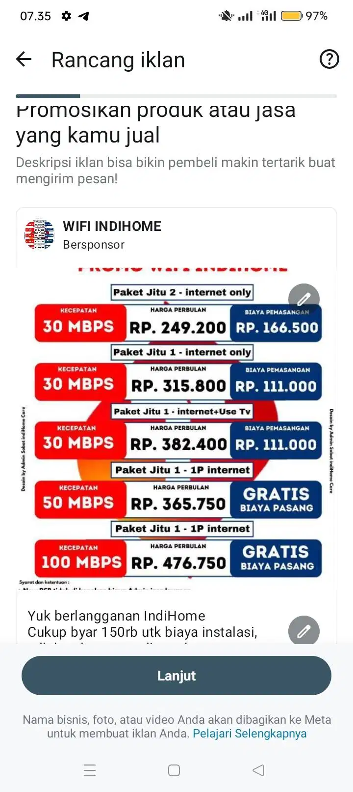 Pasang Wifi indihome