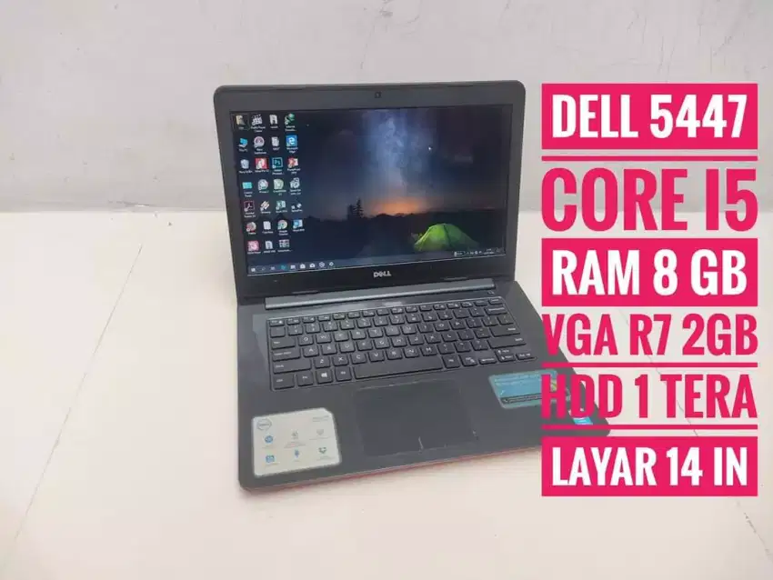 Laptop Dell core i5 siap pakai