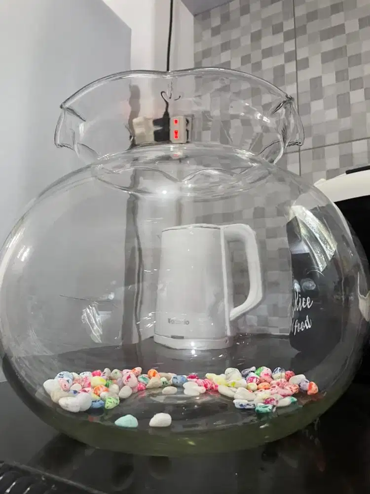 Dijual aquarium bulat