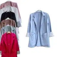 Blazer scuba wanita