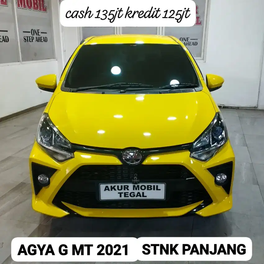 DP 20JT ! AGYA 1.2 G MANUAL 2021 STNK PANJANG 1THN FULL ORI SIAP PAKAI