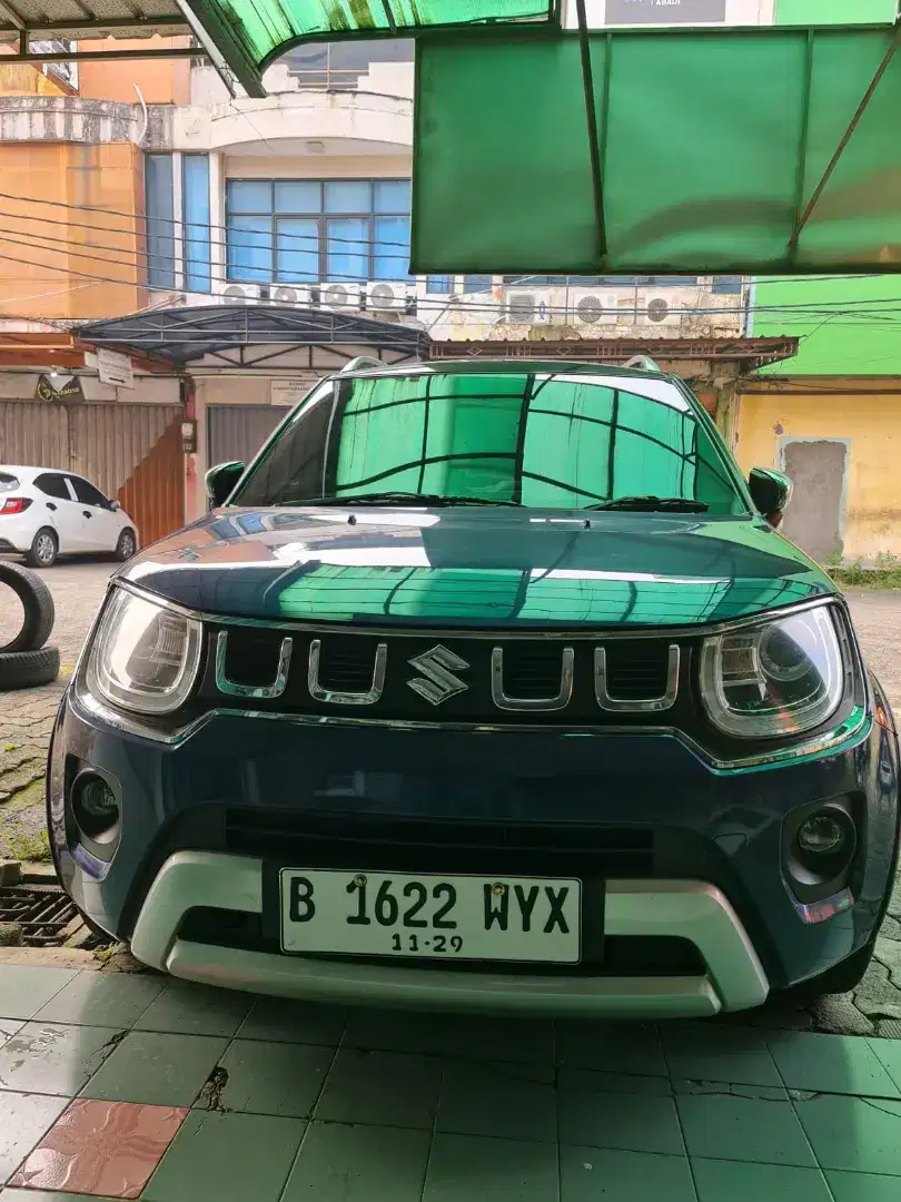 Suzuki Ignis 2020 GX manual biru metalik full original pajak panjang