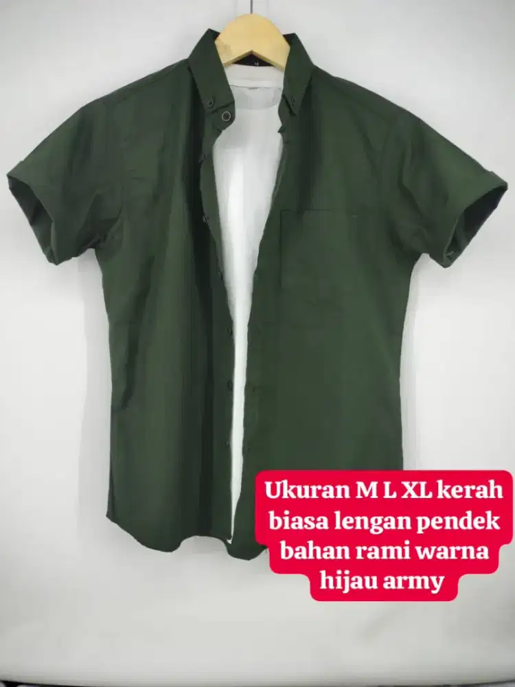 kemeja Lengan Panjang Pria tersedia ukuran dewasa M,L,XL
anak tanggu
