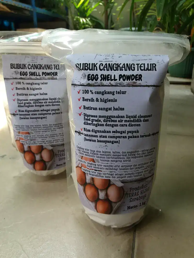 BUBUK CANGKANG TELUR - EGG SHELL POWDER 500 gram