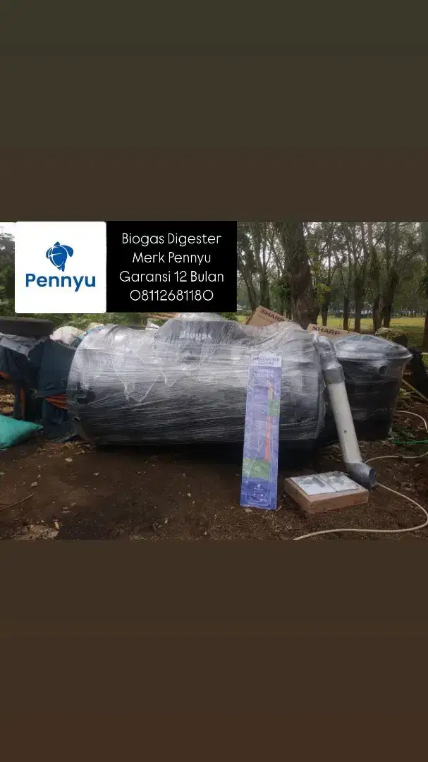 Jual Biogas Digester Merk Pennyu||Garansi 12bulan