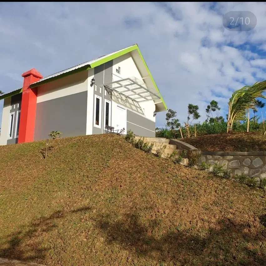 Rumah villa luas full furnish plus kebun dan kandang hewan