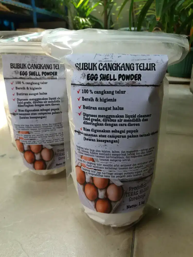 BUBUK CANGKANG TELUR - EGG SHELL POWDER 1 kg