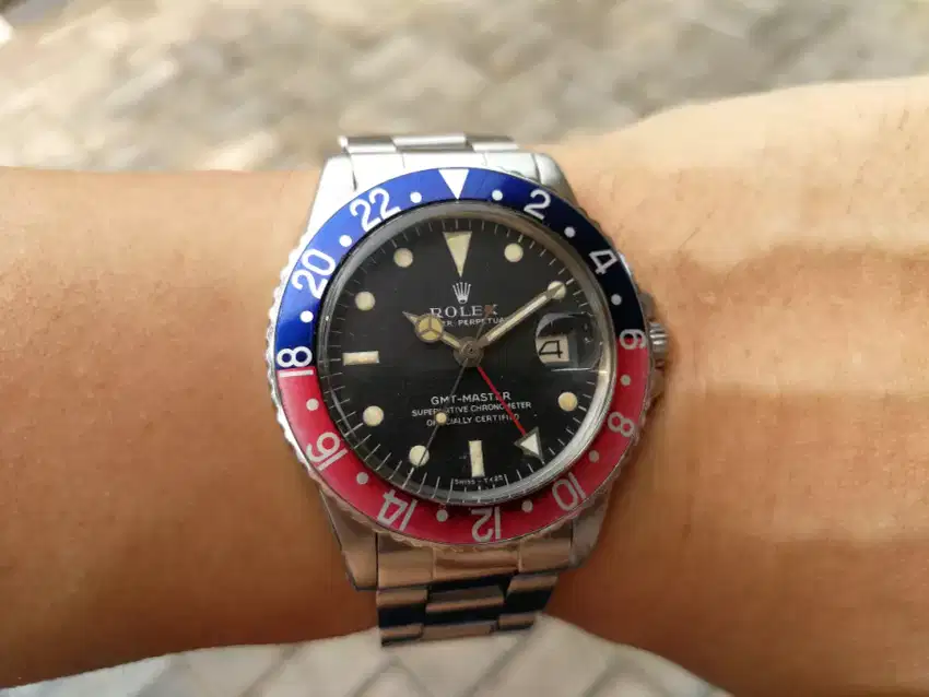 70s Vintage Rolex GMT Master Ref. 1675 Pepsi MK1 Long E Dial patek iwc