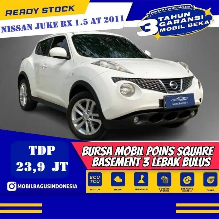 [Dp 23,9 Jt] Nissan Juke 1.5 RX SUV AT 2011 PUTIH