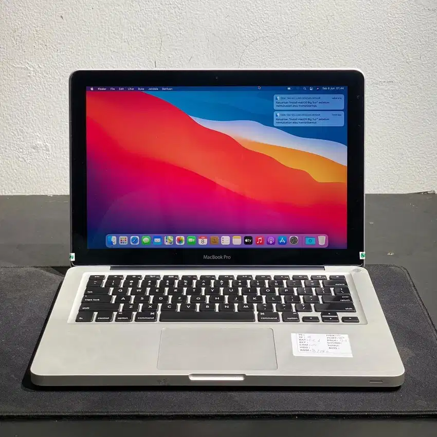 Macbook Pro 2012 Intel Core I5 Ram 8GB Ssd 256GB