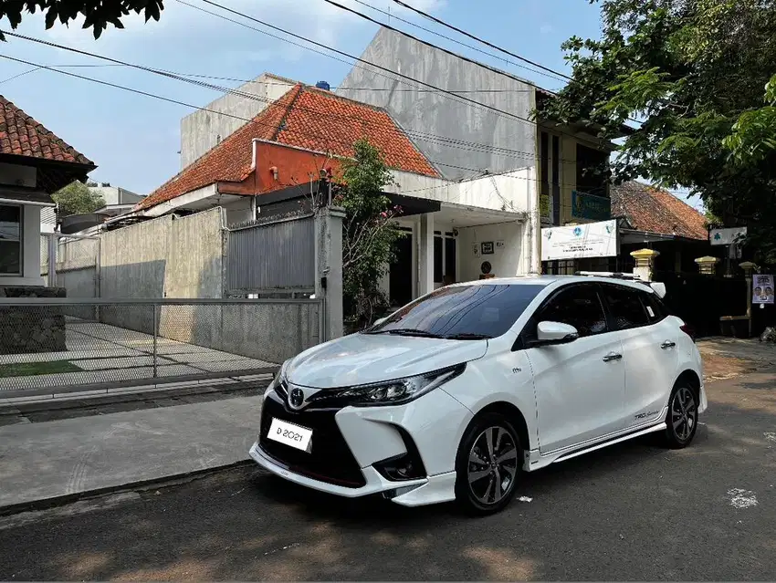 Yaris 2021 S TRD AT facelift GR putih plat D Bandung