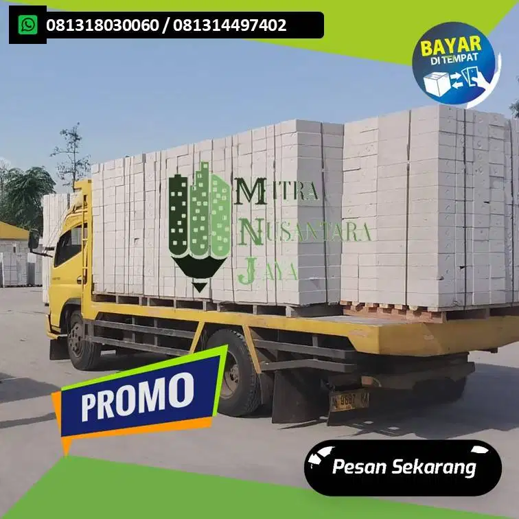 DISTRIBUTOR Bata ringan KW 3 / RIJEK UK 10X20X60 & UK 7,5X20X60