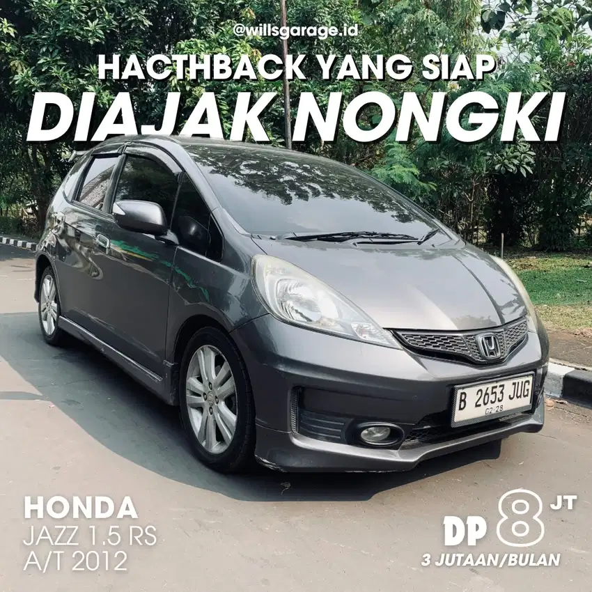 HONDA JAZZ RS 1.5 A/T ABU METALIK 2012