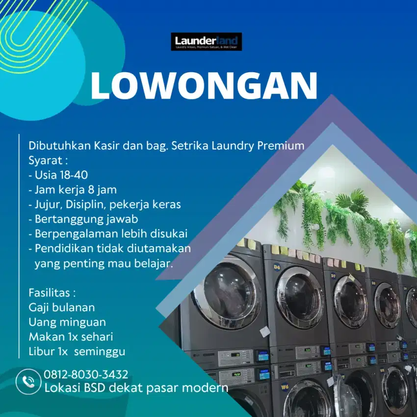 Loker laundry premium