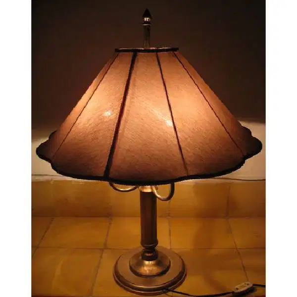 Antik Vintage Art Deco lampu duduk/lampu meja eropa style era Kolonial