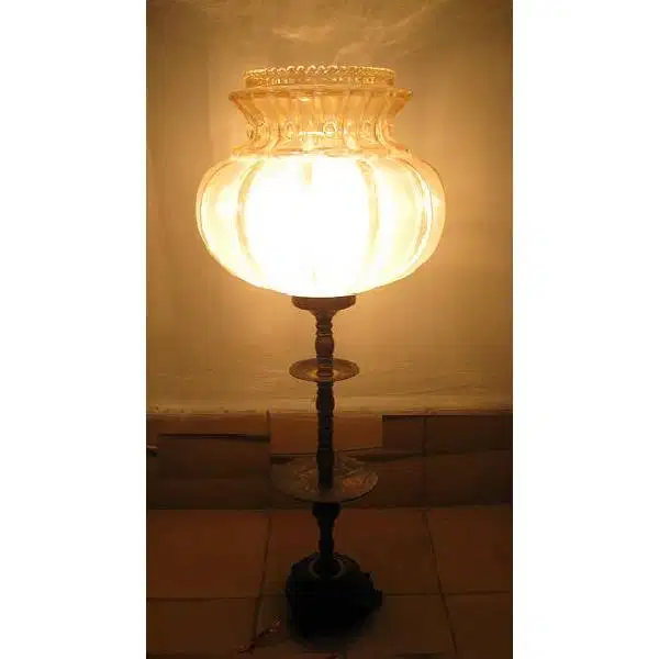 Antik Vintage Art Deco kristal lampu duduk/lampu meja eropa style