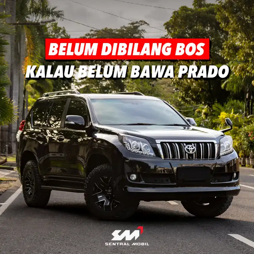 Odo 72xxx Asli Toyota Land Cruiser Prado TX Hitam 2010