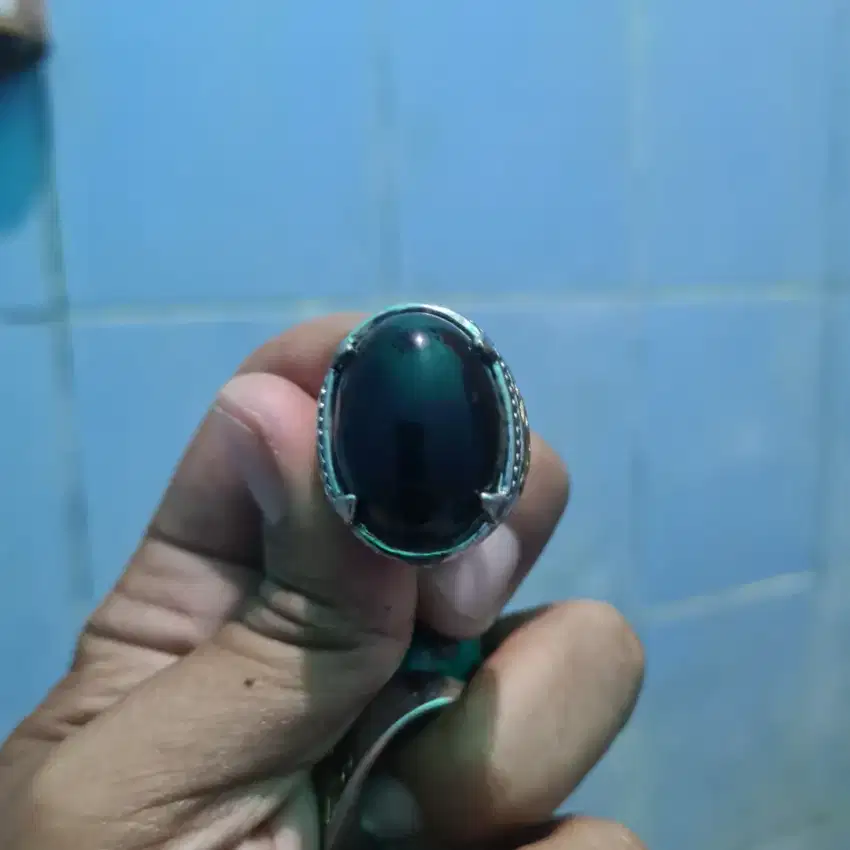 batu akik black opal