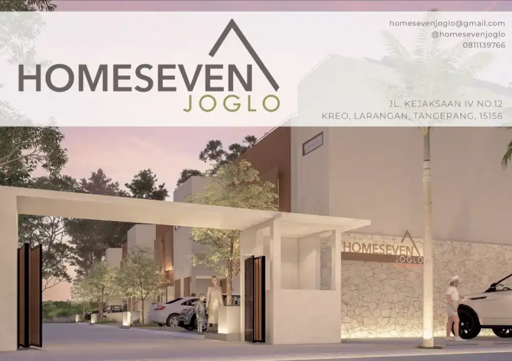 Dijual Rumah Tinggal 3 Lantai dg Rooftop di Joglo - HOMESEVEN JOGLO