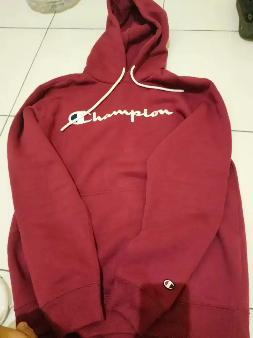 Hoodie Champion asli