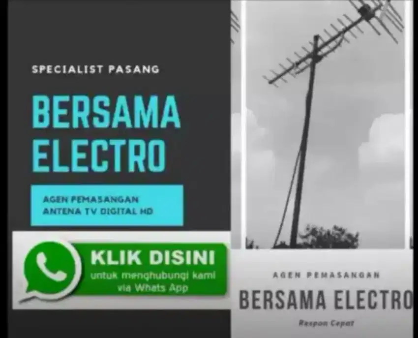 Kantor Pemasangan Baru Antena TV Digital Outdoor