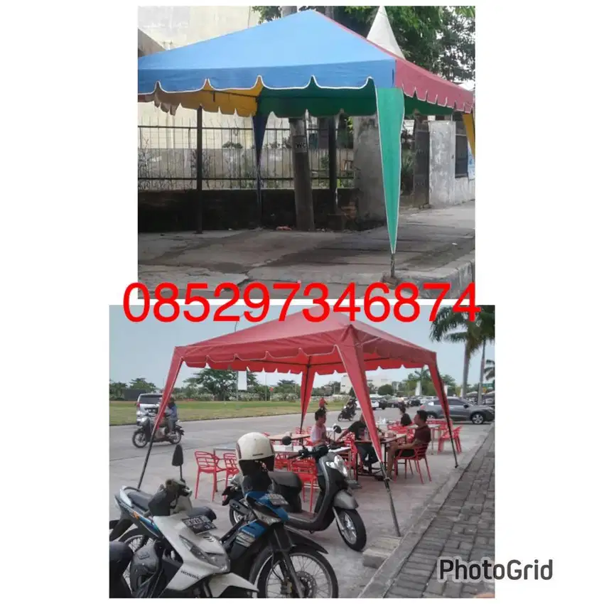 Tenda kafe dan tenda payung (bs antar sekitr medan)