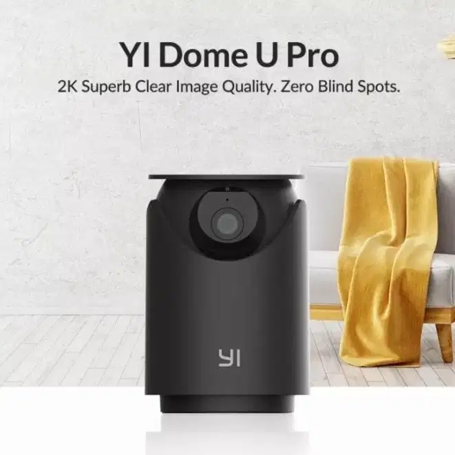 CCTV Yi Dome U Pro 2K IP Camera + Sandisk Micro SD Class 10 - 64GB