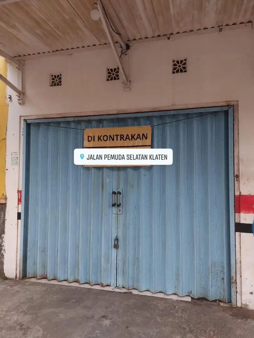 SEWA RUKO KLATEN SELATAN JALAN UTAMA AREA RUMAH BUPATI