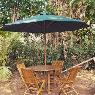 tenda parasol,meja makan bulat,payung jati,kursi cafe,kursi lipat,