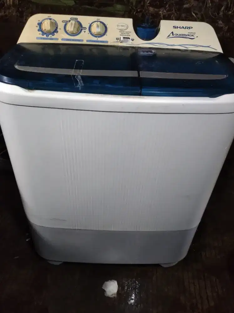 Mesin cuci Sharp 9 kg siap pakai normal