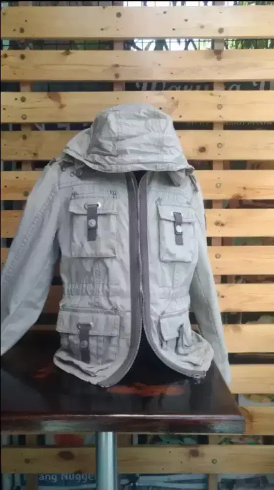 Jacket parka cream