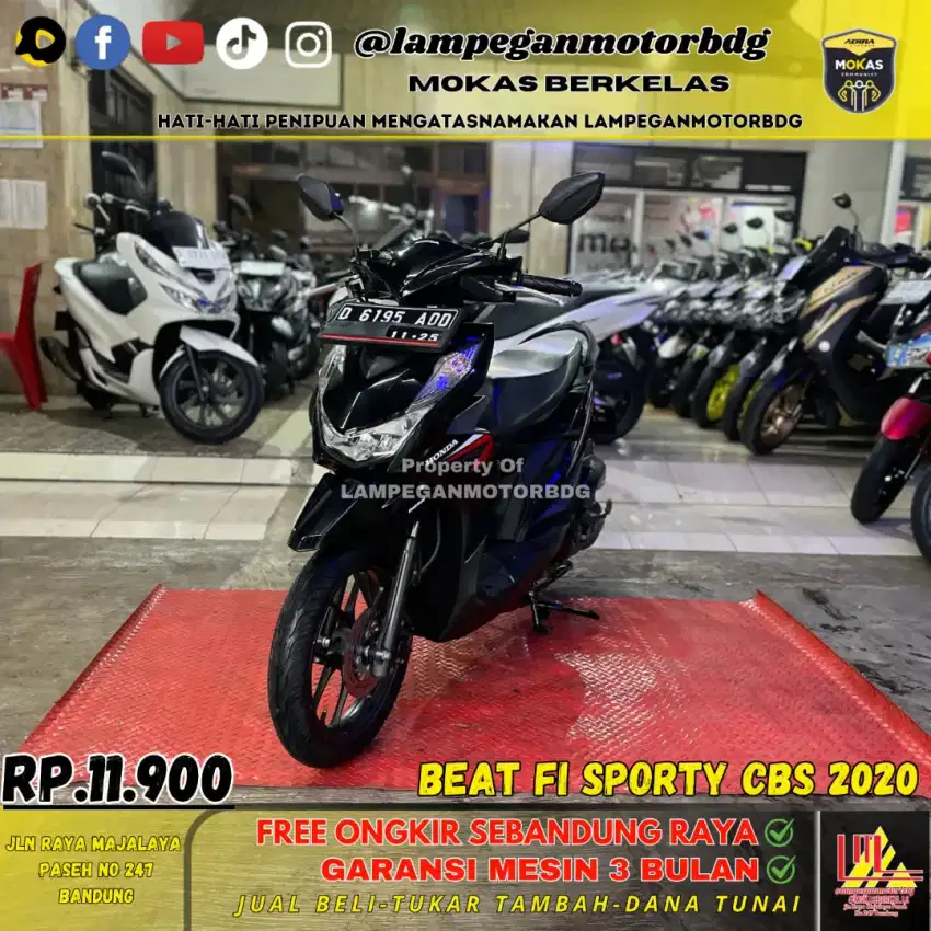 Honda Beat Fi sporty cbs 2020 dp 900