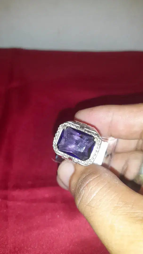 Cincin natural AMESTY BungurTanjung bintang size 8 ring alpaka