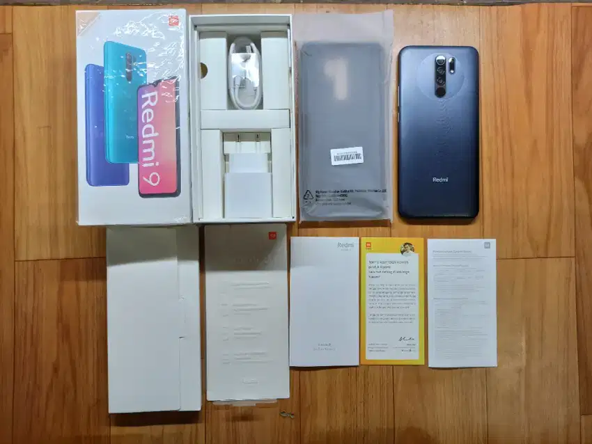 HP Bekas Android Normal Fullset Xiaomi Redmi 9 Mediatek G80 4/64 4G