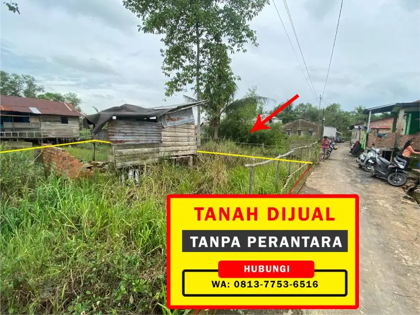 TANAH LUAS 300m2 (15X20) BUKIT LAMA PALEMBANG COCOK UNTUK INVESTASI