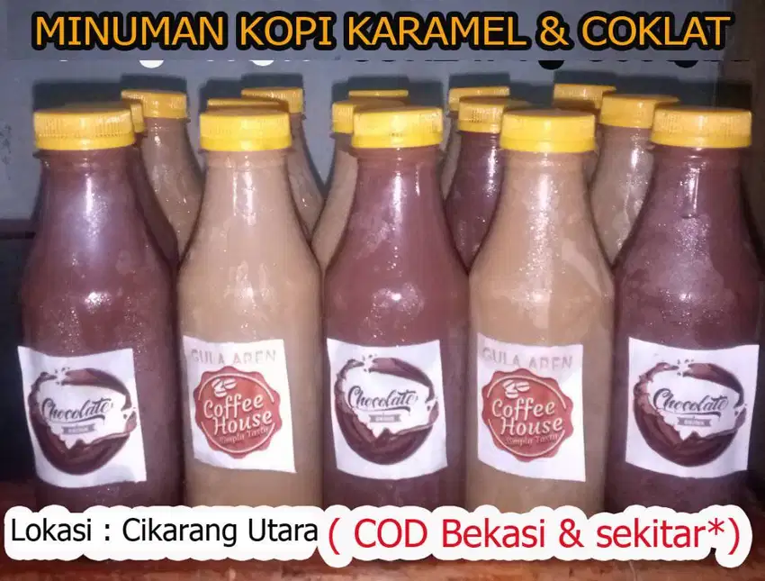 Minuman Kopi karamel dan coklat bekasi