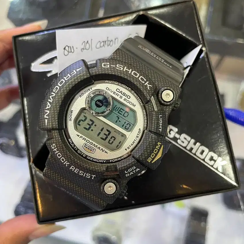 For Sale Rare Item Casio g-shock GW-201 carbon frogman