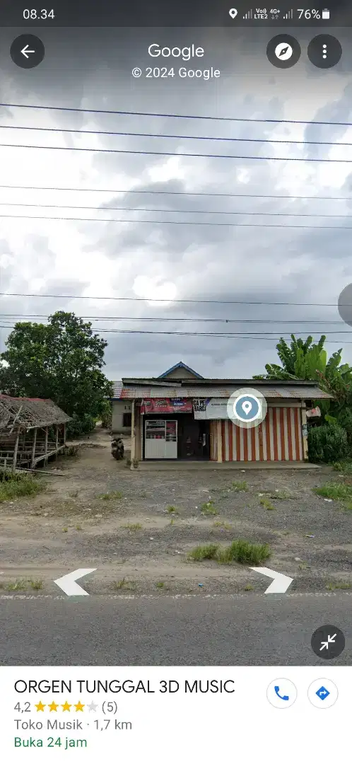 Dijual rumah beserta ruko 2 pintu dipinggir jalan lintas