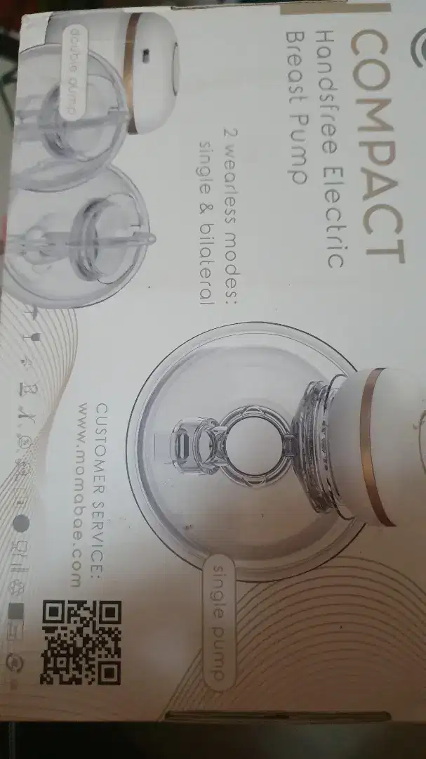 MOMABAE Compact Handsfree Electric Breast Pump