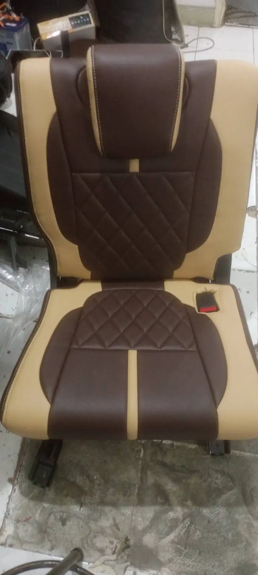 cover jok semi beckleed Carviero untuk mobil Mitsubishi Xpander 2024