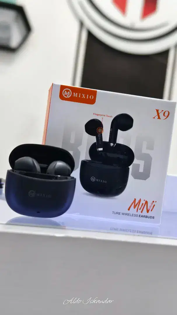 Earphone wireless mixio x9 mini